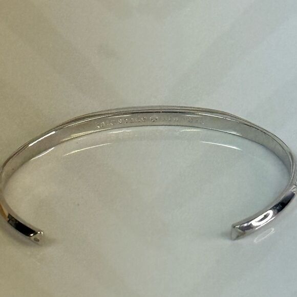 Kate Spade Silvertone Raise the Bar Cuff and Rhinestone Hinge Bracelet - Picture 6 of 7